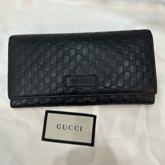 Gucci Handbags - Gucci Women's Black Microguccissima Authentic